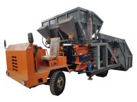 工程型一拖二雙料斗自動(dòng)上料噴漿車